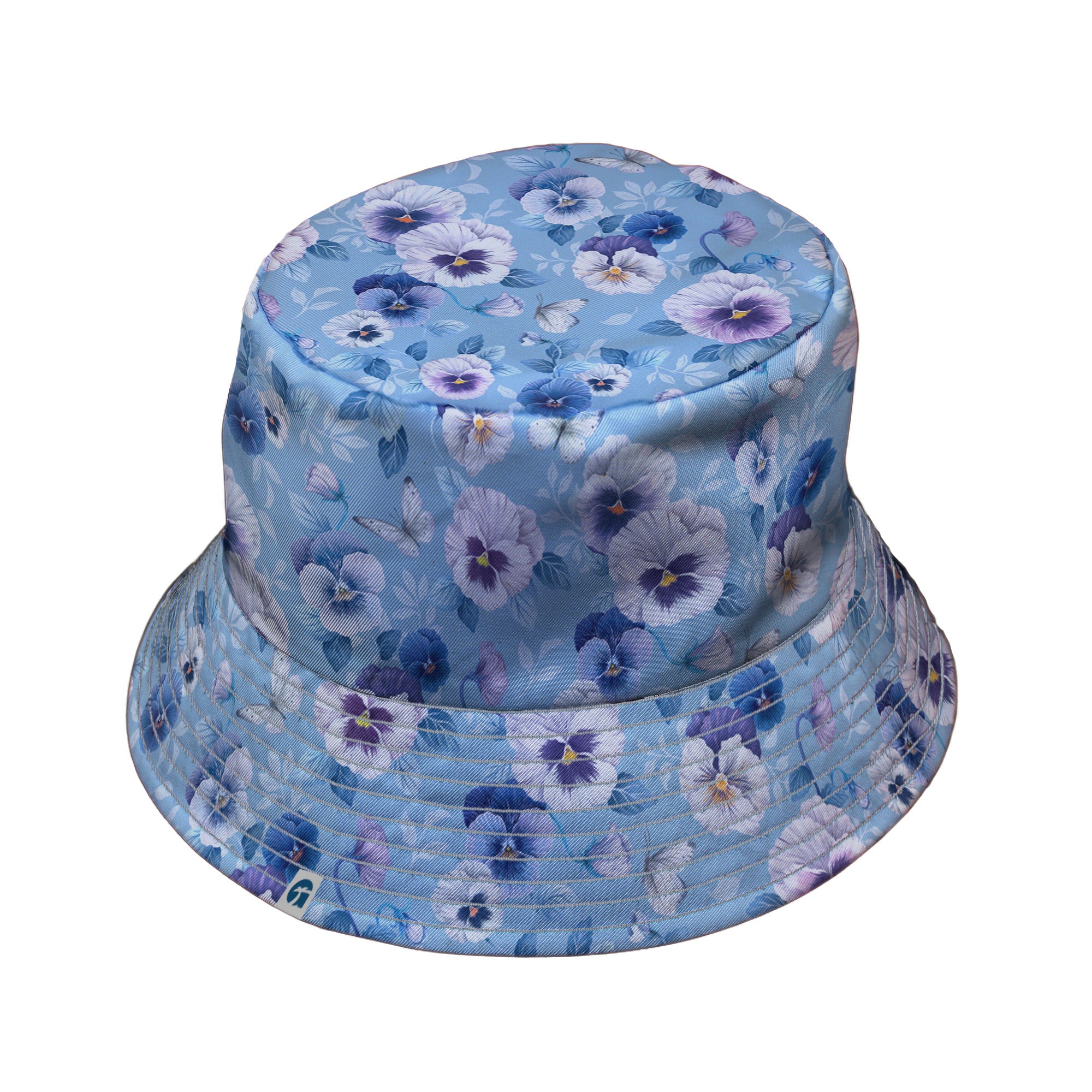 Velvet Pansies Bucket Hat 2