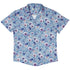 Velvet Pansies Button Up Shirt Hawaiian Front