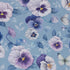 Velvet Pansies Button Up Shirt Pocket
