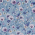 Velvet Pansies Long Sleeve Button Up Shirt sleeve close