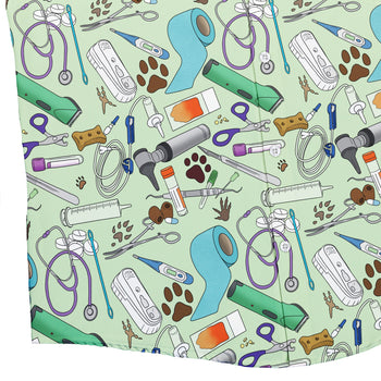 Vet Tech Button Up Shirt Geek Nerd 0925 adult sizing All Adult Button Up Shirts