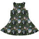 Victoria Falls Wonder Dress Geek Nerd 0925 Botany Print Designs by Nathan