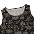 Victorian Pumpkin Gothic Sleeveless Dress close front