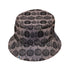 Victorian Pumpkin Ornamental Bucket Hat Gray Stitching