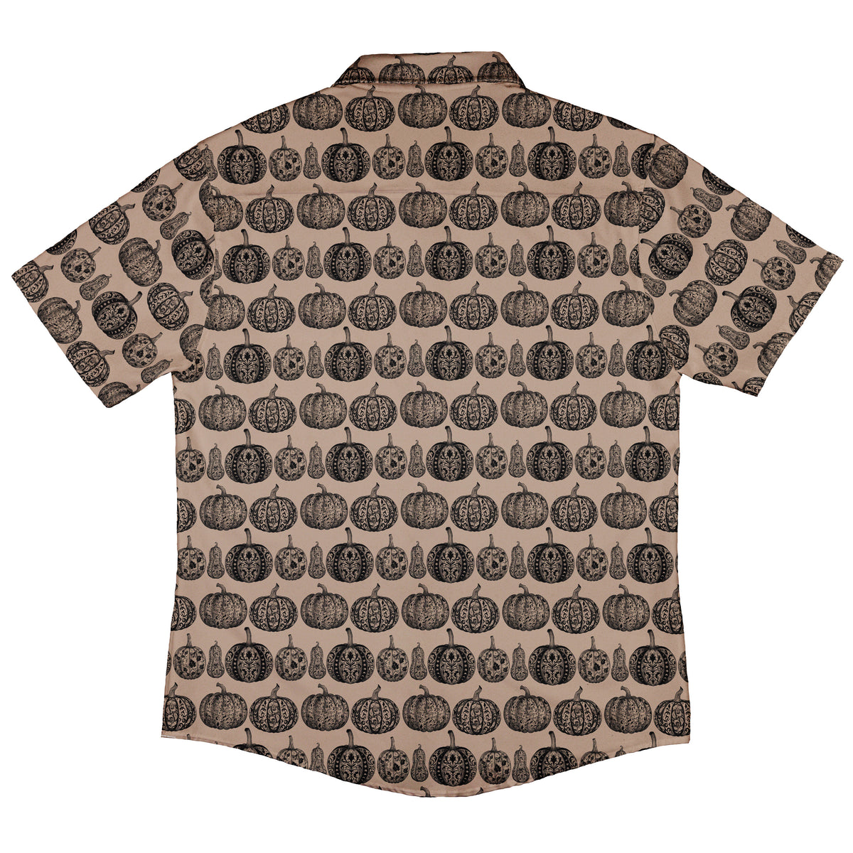 Victorian Pumpkin Ornamental Button Up Shirt Back