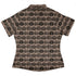 Victorian Pumpkin Ornamental Curvy Button Up Shirt womens back
