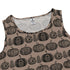 Victorian Pumpkin Ornamental Sleeveless Dress close front