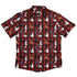 Video Game Cats Christmas Button Up Shirt Geek Nerd adult sizing Christmas Print Design by Claire Murphy
