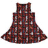 Video Game Cats Christmas Dress Geek Nerd Christmas Print Design by Claire Murphy lx - C