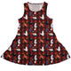 Video Game Cats Christmas Dress Geek Nerd Christmas Print Design by Claire Murphy lx - C