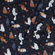 Video Game Cats Dark Long Sleeve Button Up Shirt Geek Nerd adult sizing Animal Patterns Design by Claire Murphy