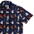 Clearance Ready - to - Ship Video Game Cats Dark Button Up Shirt Geek Nerd adult sizing All Adult Button Up Shirts Animal Patterns