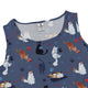 Video Game Cats Light Dress Geek Nerd Animal Patterns Design by Claire Murphy lx - C