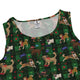 Video Game Dogs Christmas Dress Geek Nerd Christmas Print Design by Claire Murphy lx - C