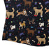 Video Game Dogs Dark Curvy Button Up Shirt Geek Nerd Animal Patterns Design by Claire Murphy video game arcade print