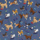 Video Game Dogs Light Long Sleeve Button Up Shirt Geek Nerd adult sizing Animal Patterns Design by Claire Murphy
