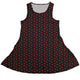 Video Game Hearts Black Dress Geek Nerd Design by Heather Davenport lx - C Simple Patterns