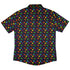 Video Game LGBTQ+ Pride Hearts Button Up Shirt - adult sizing - Design by Heather Davenport - Pride Patterns