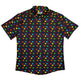 Video Game LGBTQ+ Pride Hearts Button Up Shirt - adult sizing - Design by Heather Davenport - Pride Patterns