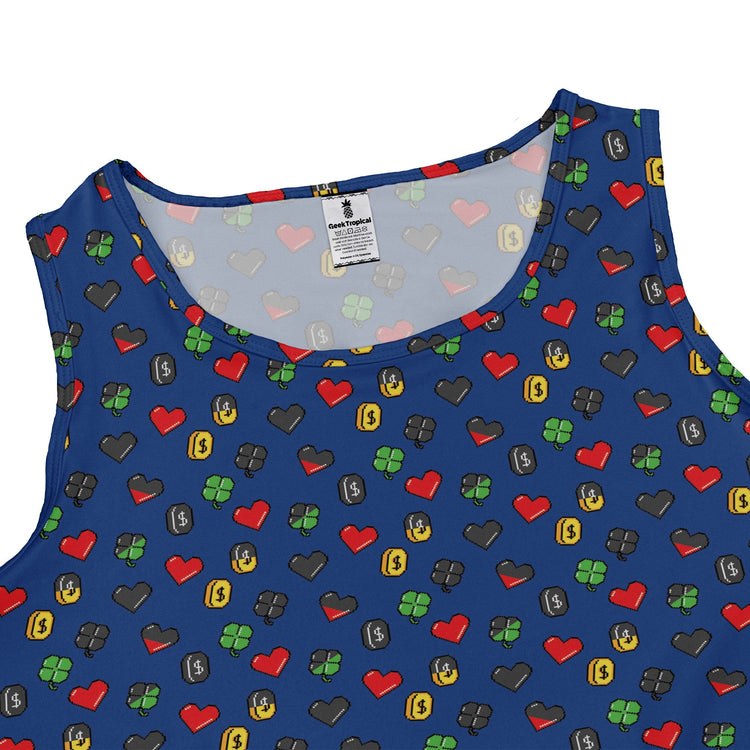Video Game Stats Dress Geek Nerd 0925 Design by Tobe Fonseca FLOW DESC WRITING