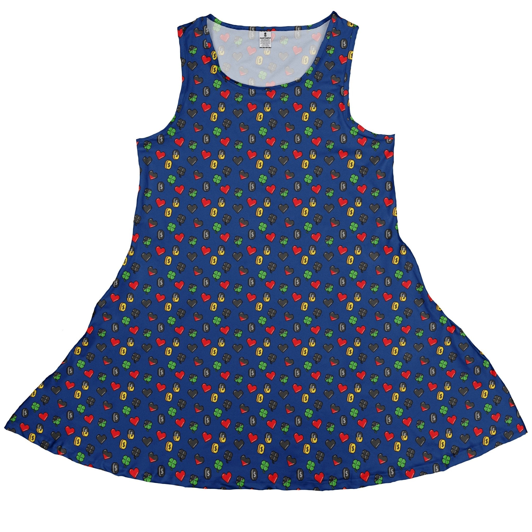 Video Game Stats Dress Geek Nerd 0925 Design by Tobe Fonseca FLOW DESC WRITING
