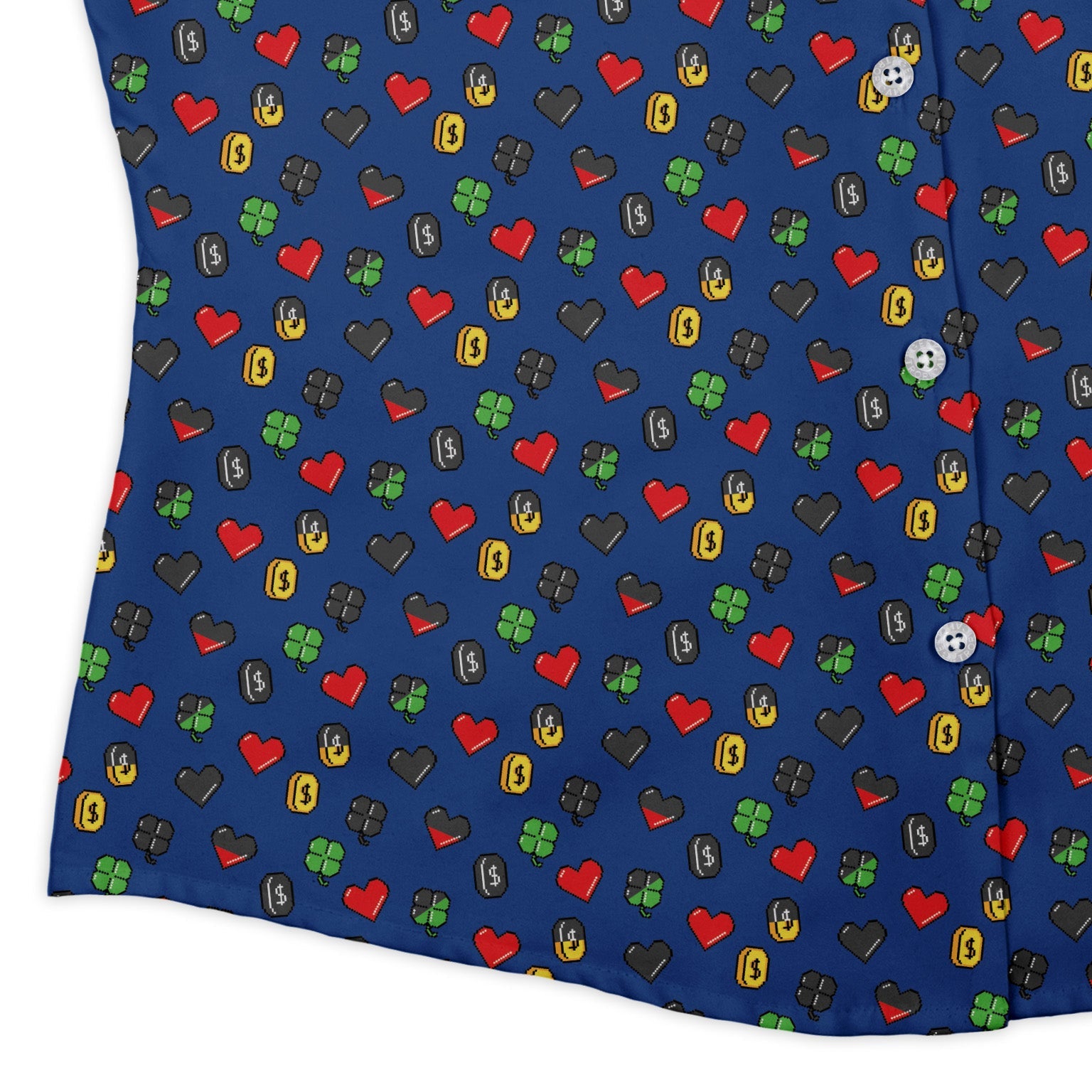 Video Game Stats Curvy Button Up Shirt Geek Nerd 0925 All Adult Button Up Shirts Design by Tobe Fonseca