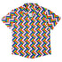 Video Game Swords Rainbow LGBTQ+ Pride Button Up Shirt - adult sizing - Design by Heather Davenport - Pride Patterns