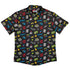 Video Gamer Black Video Game Button Up Shirt - adult sizing - video game arcade print -
