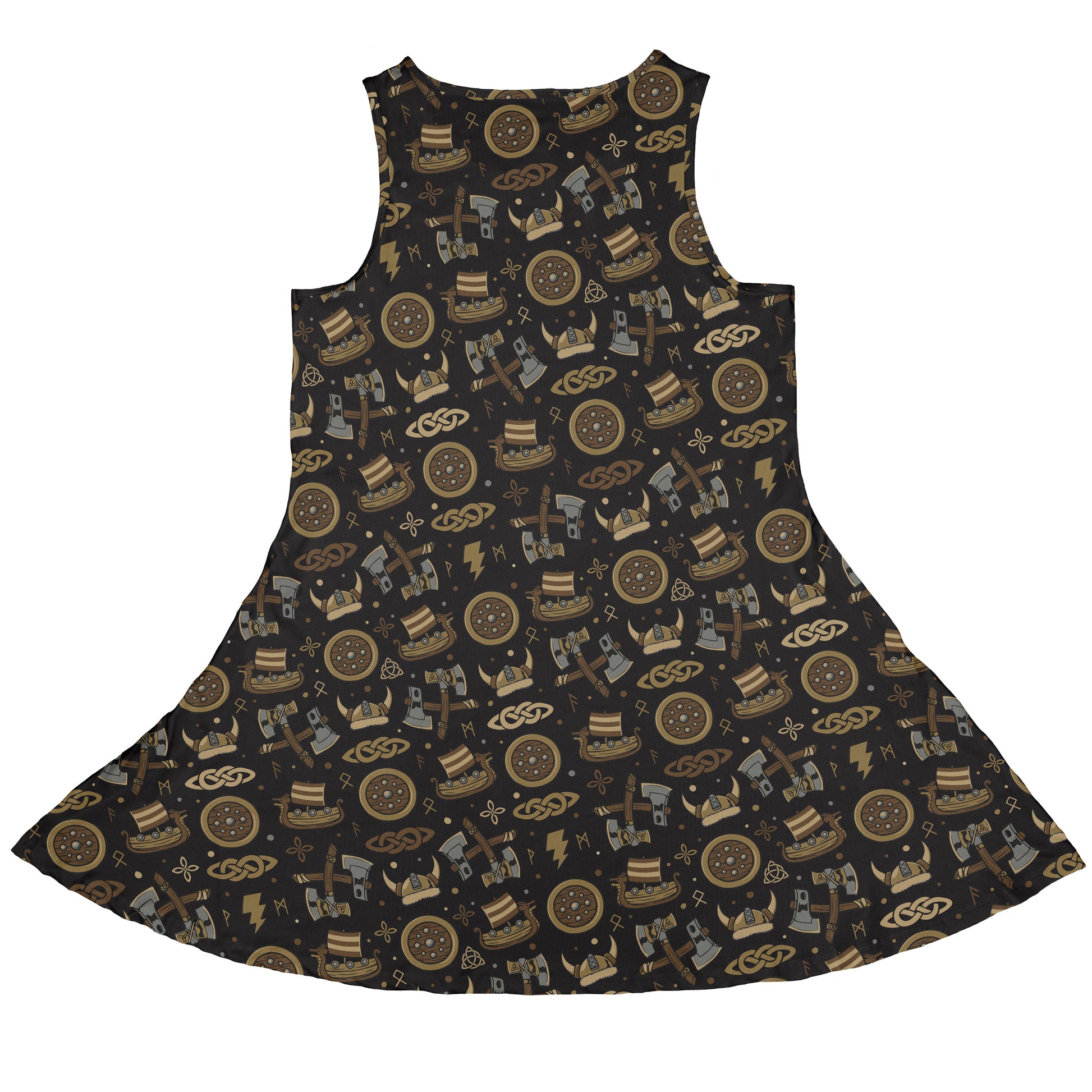 Viking Voyage Sleeveless Dress back