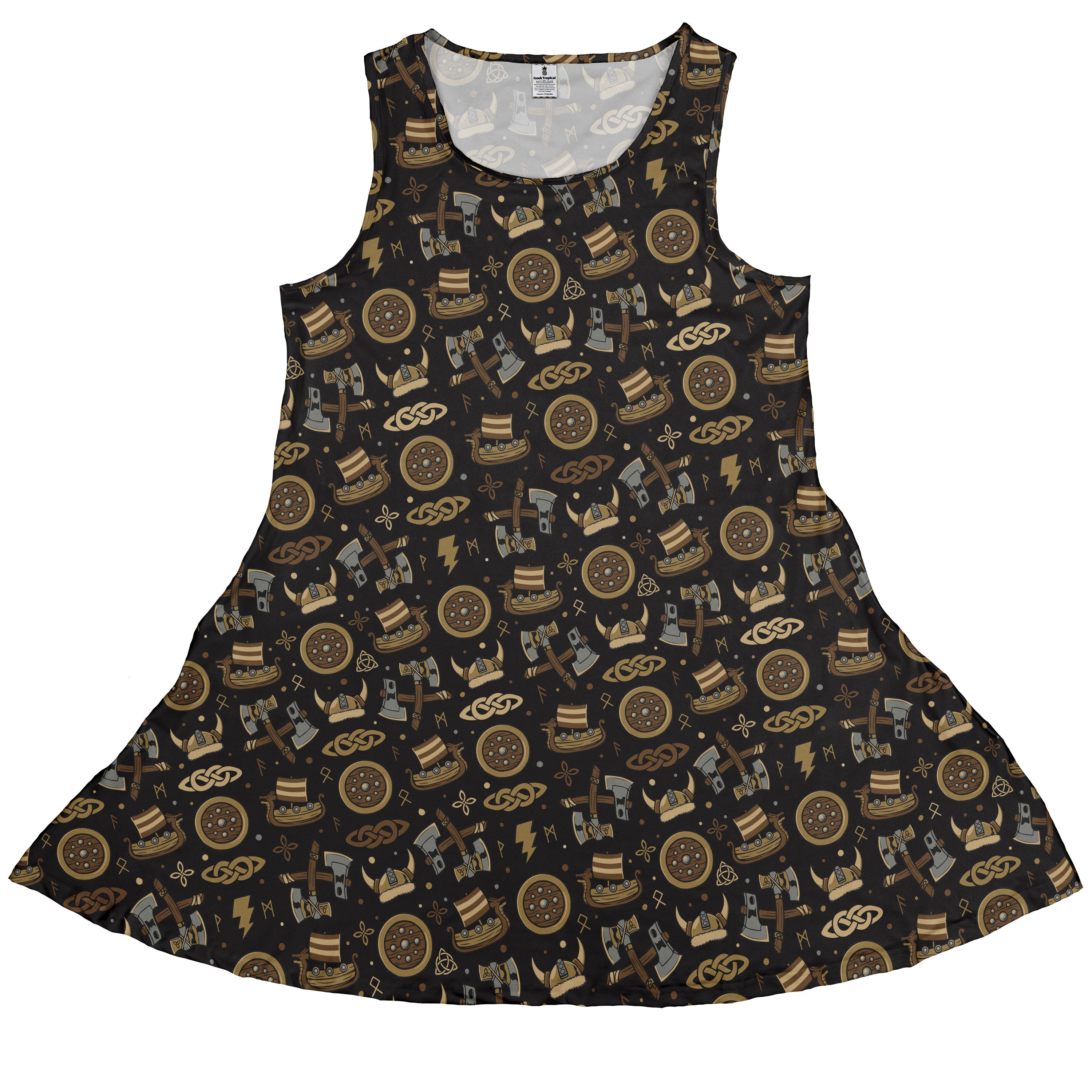 Viking Voyage Sleeveless Dress front