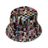 Vintage Chess Art Bucket Hat Geek Nerd 0925 board game print Design by Tobe Fonseca