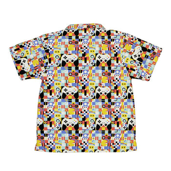 Vintage Gamer Art Youth Hawaiian Shirt Geek Nerd 0925 Design by Tobe Fonseca FLOW DESC WRITING