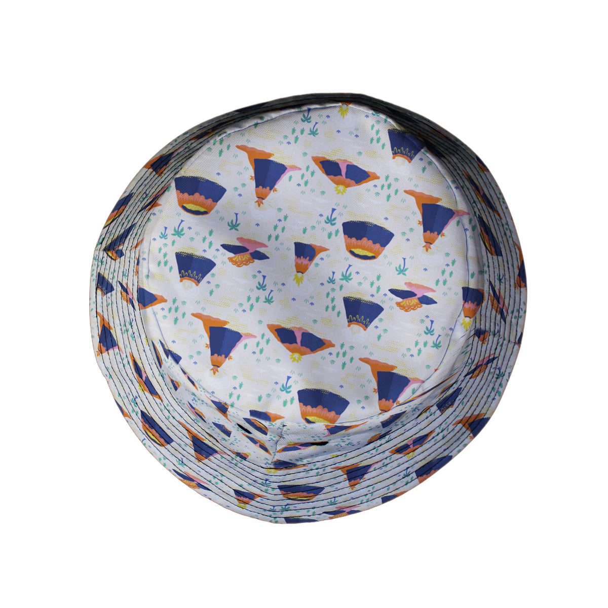Volcanology Bucket Hat Top View