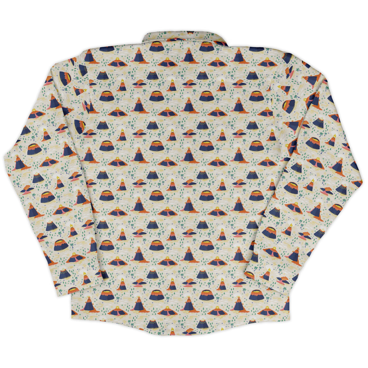Volcanology Long Sleeve Button Up Shirt back
