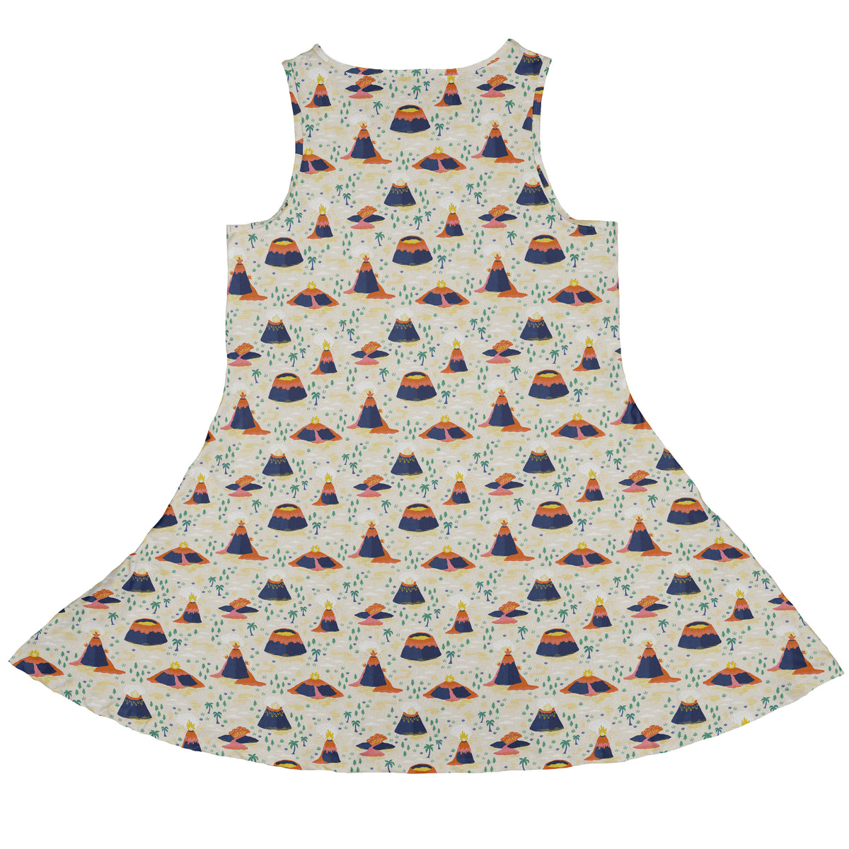 Volcanology Sleeveless Dress back
