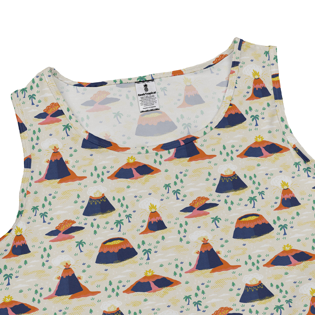 Volcanology Sleeveless Dress close front