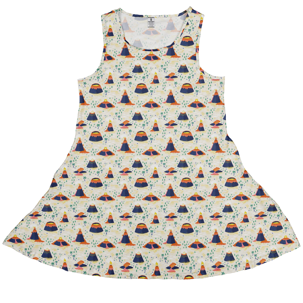 Volcanology Sleeveless Dress front