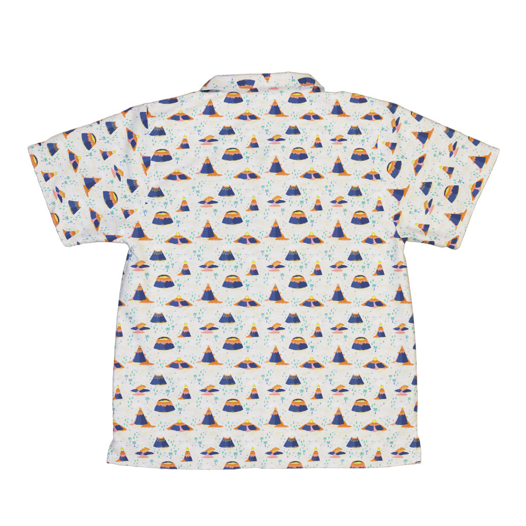 Volcanology Youth Hawaiian Shirt Back