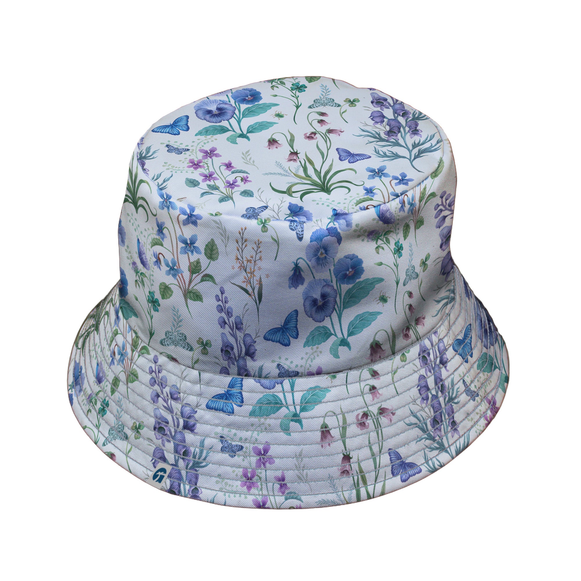 Watercolor Wildflower Meadow Bucket Hat 2