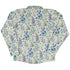 Watercolor Wildflower Meadow Long Sleeve Button Up Shirt back