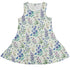 Watercolor Wildflower Meadow Sleeveless Dress front
