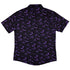 Web Bats Dark Button Up Shirt Back