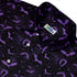 Web Bats Dark Button Up Shirt Neck