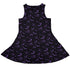Web Bats Dark Sleeveless Dress back