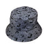 Web Bats Light Bucket Hat Black Stitching