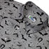 Web Bats Light Button Up Shirt Neck