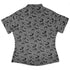 Web Bats Light Curvy Button Up Shirt womens back