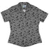 Web Bats Light Curvy Button Up Shirt womens front