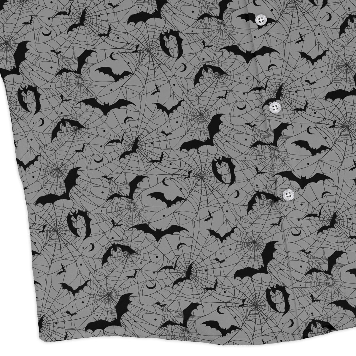 Web Bats Light Long Sleeve Button Up Shirt corner