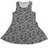 Web Bats Light Sleeveless Dress front